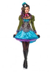Plus Size Lady Green Mad Hatter